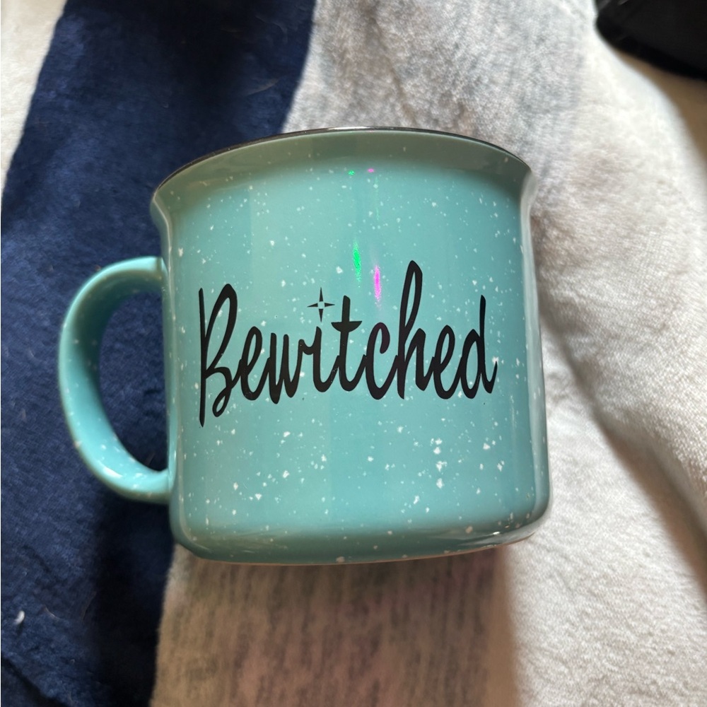 Bewitched Teal Speckled Mug